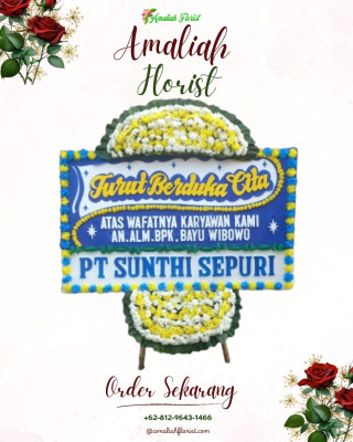 Papan Bunga Duka di Air Buaya